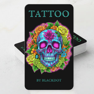 Moderne Tattoo-artiesten Tattoo Shop Tattooisten D Visitekaartje