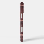 Moderne Taupe Croc lederen textuur Case-Mate iPhone Case (Achterkant / Rechts)