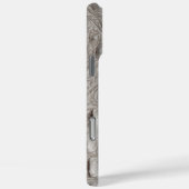 Moderne Taupe Croc lederen textuur Case-Mate iPhone Case (Achterkant / Rechts)