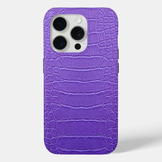 Moderne Taupe Croc lederen textuur Case-Mate iPhone Case (Achterkant)