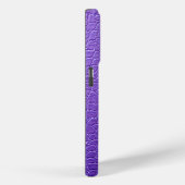 Moderne Taupe Croc lederen textuur Case-Mate iPhone Case (Achterkant / Rechts)