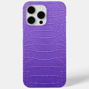 Moderne Taupe Croc lederen textuur iPhone 15 Pro Max Hoesje