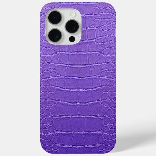 Moderne Taupe Croc lederen textuur Case-Mate iPhone Case (Achterkant)