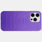 Moderne Taupe Croc lederen textuur Case-Mate iPhone Case (Achterkant (horizontaal))