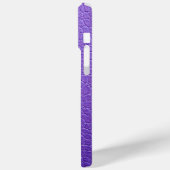 Moderne Taupe Croc lederen textuur Case-Mate iPhone Case (Achterkant / Links)