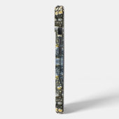 Moderne Taupe Croc lederen textuur Case-Mate iPhone Case (Achterkant / Links)