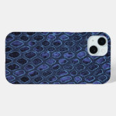 Moderne Taupe Croc lederen textuur Case-Mate iPhone Case (Achterkant (horizontaal))