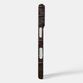 Moderne Taupe Croc lederen textuur Case-Mate iPhone Case (Achterkant / Rechts)