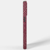 Moderne Taupe Croc lederen textuur Case-Mate iPhone Case (Achterkant / Rechts)