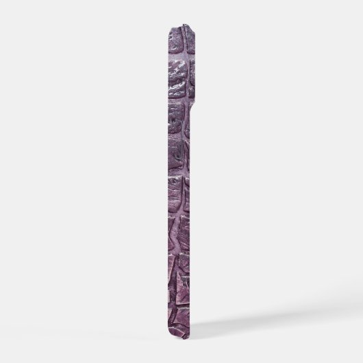 Moderne Taupe Croc lederen textuur iPhone 15 Case (Rechterkant)