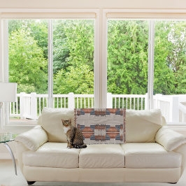 Moderne Taupe Denim en Rust Deken