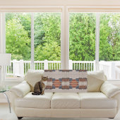 Moderne Taupe Denim en Rust Fleece Deken