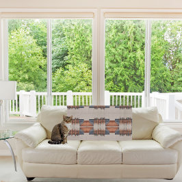 Moderne Taupe Denim en Rust Fleece Deken