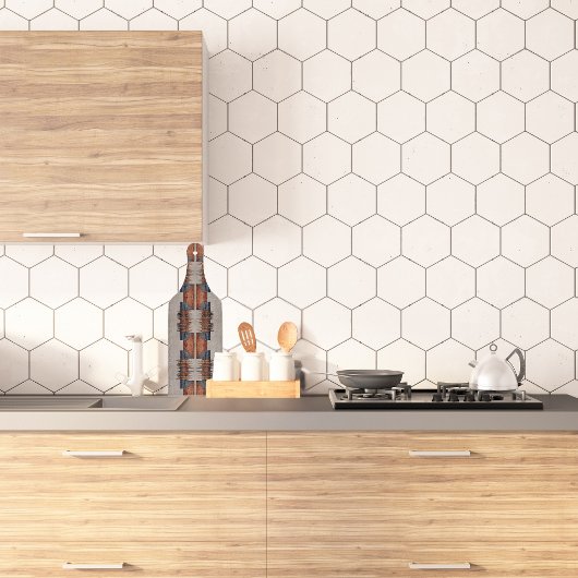 Moderne Taupe Denim en Rust Snijplank