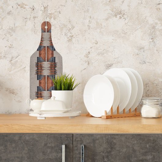 Moderne Taupe Denim en Rust Snijplank