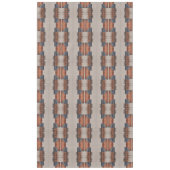 Moderne Taupe Denim en Rust Tafelkleed (Voorkant)