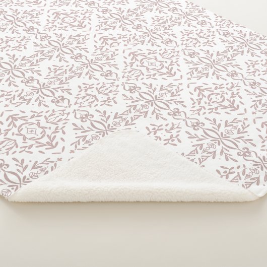 Moderne Taupe Fuzzy Deken (3/4)