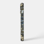 Moderne Taupe Krokodillenleer Textuur iPhone 15 Case (Linkerkant)