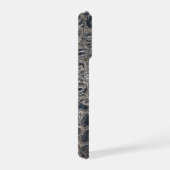 Moderne Taupe Krokodillenleer Textuur iPhone Hoesje (Rechterkant)