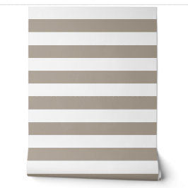 Moderne Taupe Strepen Behang