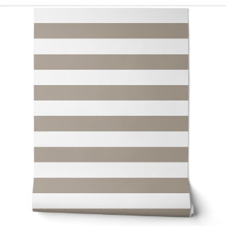 Moderne Taupe Strepen Behang