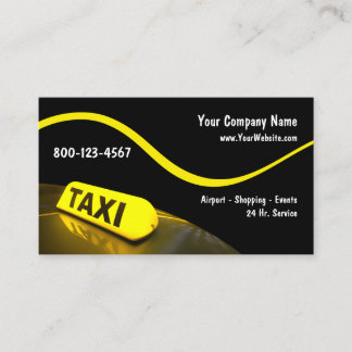 Moderne taxi Visitekaartjes