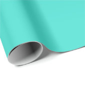 Moderne Teal en Turquoise Ombre Cadeaupapier (Rol Hoek)