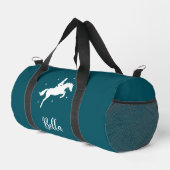 Moderne Teal Paardrijden Equestrian Plunjezak (Rechterhoek)