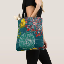 Moderne Teal & Rode Abstracte Kunst