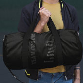 Moderne Team Groom Groomsmen Gift Plunjezak