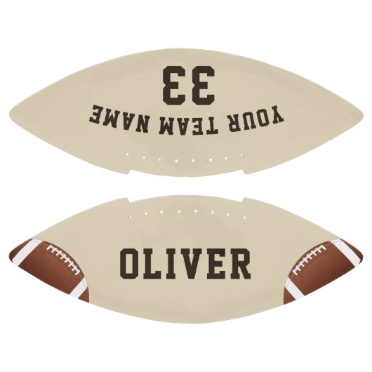 Moderne teamnaam Player Name Number Custom American Football (Panelen)