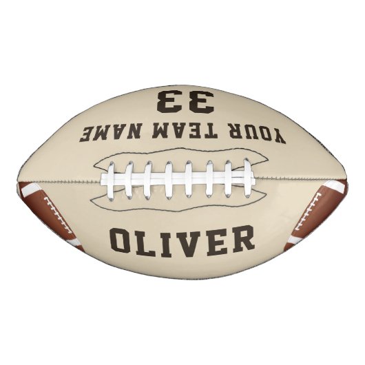 Moderne teamnaam Player Name Number Custom American Football (Voorkant)