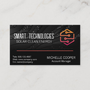 Moderne Tech Logo   Achtergrond printplaat Visitekaartje