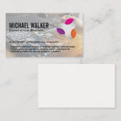 Moderne technische Logo | Soldeerelektronica voor  Visitekaartje (Voorkant / Achterkant)