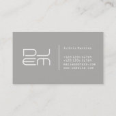 Moderne technologie-futuristisch visitekaartje (Achterkant)