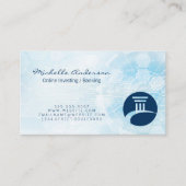 Moderne technologie | Investment Finance Banking Visitekaartje (Voorkant)