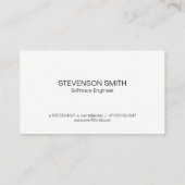 Moderne technologie | printplaat | ingenieur visitekaartje (Achterkant)