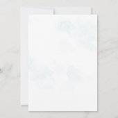 Moderne Teddybeer Babyshower Uitnodiging Jongen (Achterkant)