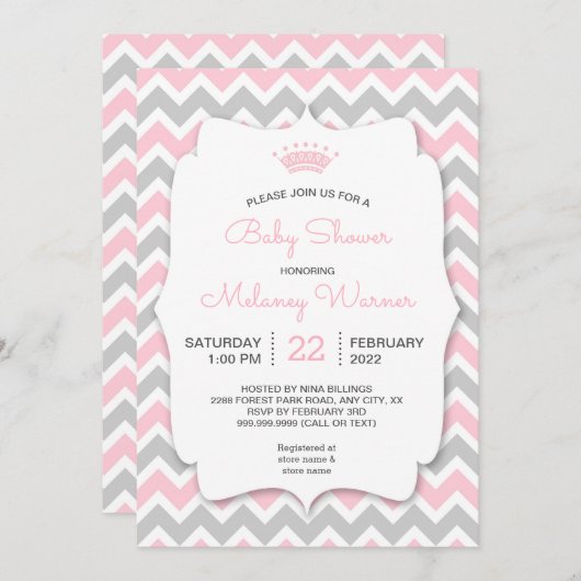 Moderne teelbal baby Shower-uitvindingen Kaart (Voorkant / Achterkant)