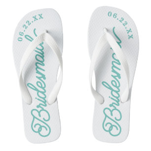 Moderne Teenslippers voor aangepaste bridal