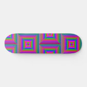 Moderne tegels persoonlijk skateboard (Horizontaal)