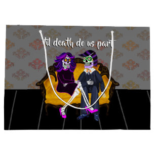 Moderne  teil Death do ons Part Sugar Skulls Groot Cadeauzakje