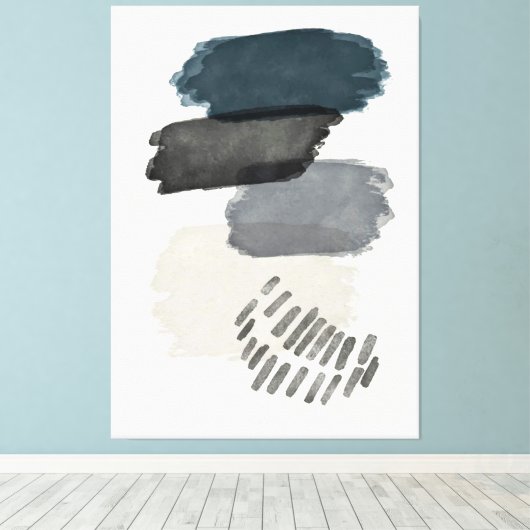 Moderne tekenstijlcanvas afdrukken (Insitu (Houten vloer))