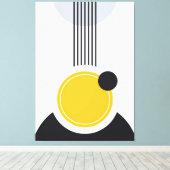 Moderne tekenstijlcanvas afdrukken (Insitu (Houten vloer))