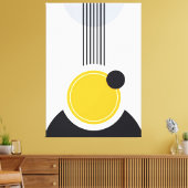 Moderne tekenstijlcanvas afdrukken (Insitu (Woonkamer))