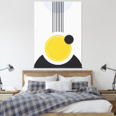 Moderne tekenstijlcanvas afdrukken (Insitu (Slaapkamer))