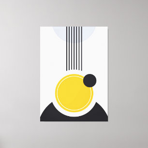 Moderne tekenstijlcanvas afdrukken