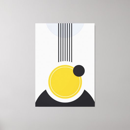 Moderne tekenstijlcanvas afdrukken (Voorkant)