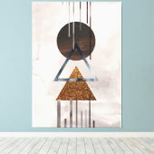 Moderne tekenstijlcanvas afdrukken (Insitu (Houten vloer))