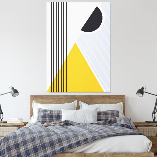 Moderne tekenstijlcanvas afdrukken (Insitu (Slaapkamer))